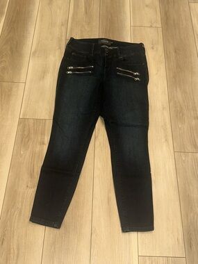 EUC Women's Dark Wash Zip-Pocket Jeans TORRID Premium Size 14 Skinny Jeggings